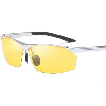 YSO – lunettes pour la pêche et la conduite, vision nocturne polarisées, monture en aluminium et magnésium, 8513