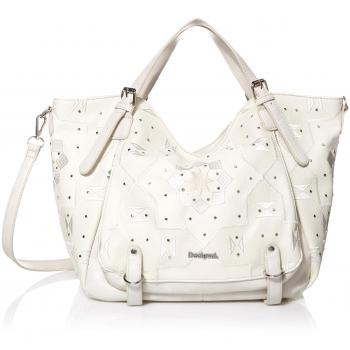 Desigual Nancy Grace Rotterdam Umhängetasche, Crudo Beige, Einheitsgröße