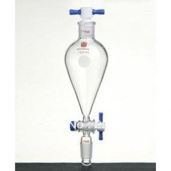 Separador de 25 ml con Tapón PTFE y Llave de Paso 2 mm