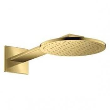 Douche de tête Hansgrohe 35296990, bras de douche or poli