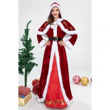 Deluxe Santa Claus Fancy Dress for Women
