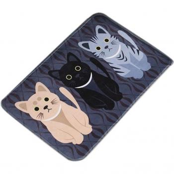 Tapis de cuisine motif chat