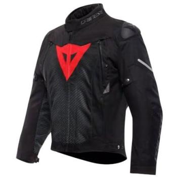 Dainese Super Sprint D‑Dry Impermeabile Moto Nero/Rosso 52
