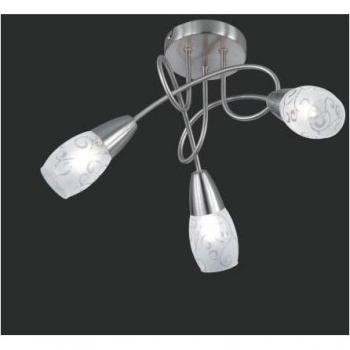 Éclairage Colmar 3 Lumières E14 Verre Satiné