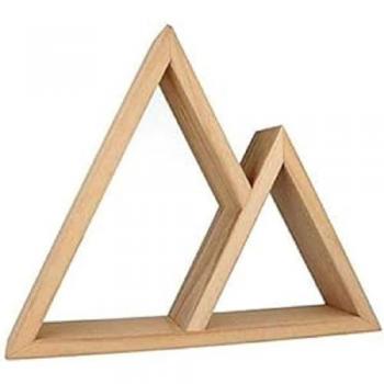 Mensola da Parete Montagna in Legno 37 x 30 cm