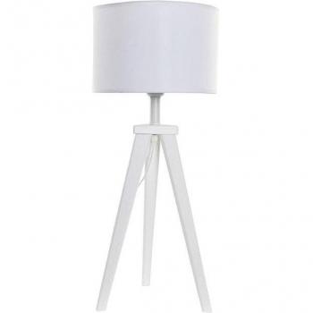 Lámpara de mesa moderna DKD Home Decor 8424001807918 Madera Blanco 220 V 50 W 30 x 30 x 72 cm