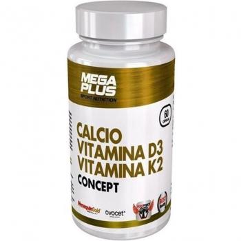 Calcio + Vitamina D3 + K2 Megaplus 60caps