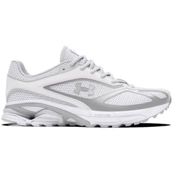 UA HOVR Apparition Rtrftr TC Sport Sneakers – White/Metallic Silver (UK 6.5 Female)