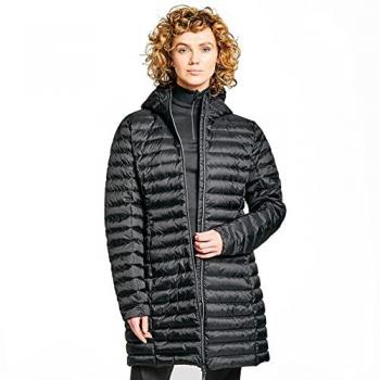 Peter Storm Women's Long Down Insulated and Water Repellent Jacket with Hood