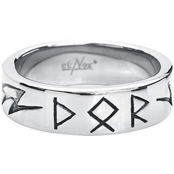 Anillo etNox Hard and Heavy Mazo de Thor Plateado