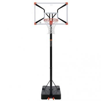 Balón de Juego AXI: Canasta Regulable 230‑305 cm en Naranja y Blanco