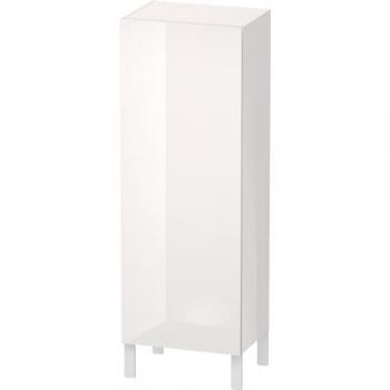 Armoire haute Duravit L-Cube 50x36.3x132cm, porte gauche, blanc brillant