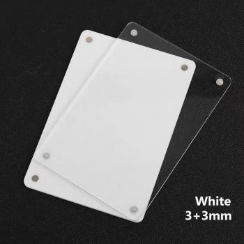 8x12cm Clear Wall Mount Display Frame for Signs