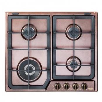 Delonghi ROF 46 PRO Piano Cottura a Gas 4 Fornelli 58 cm Rame