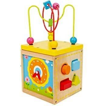 Teorema Multi Attività Cubo Legno Labirinto Montessori 40588