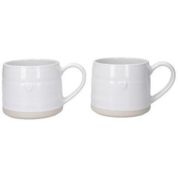 Mug Mikasa Gres con cuoricini: regalo perfetto per tè caldo
