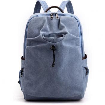 Mochila Lona Grande con USB