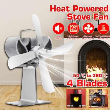Ventilador de Madera Blanco Quieto