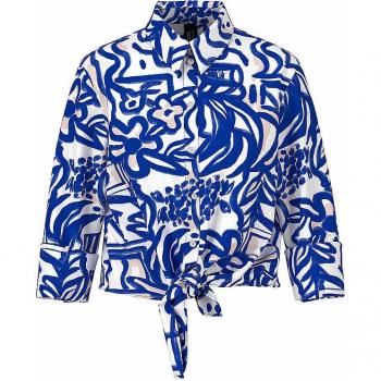 Marc Cain Bluse für Frauen, Blau, Größe 40