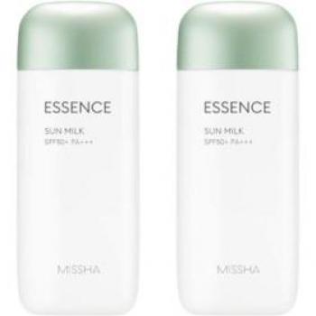 Missha All Around Safe Block Essence Sun Milk SPF 50+ PA+++ (Set aus 2)