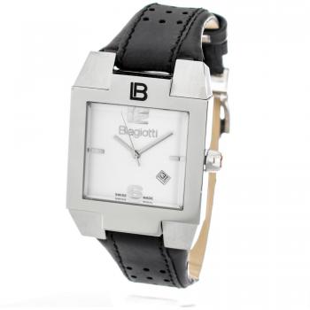 LAURA BIAGIOTTI Reloj Analógico para Hombre de Cuarzo con Correa en Cuero LB0035M-BL