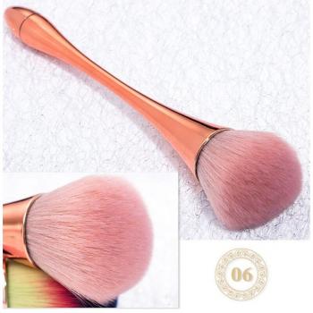 Cepillo de Maquillaje y Uñas 3 en 1, Gran Tamaño