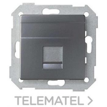Toma RJ45 Simon 82 Concept titanio