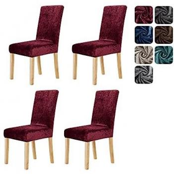 Velvet Dining Chair Protector Covers