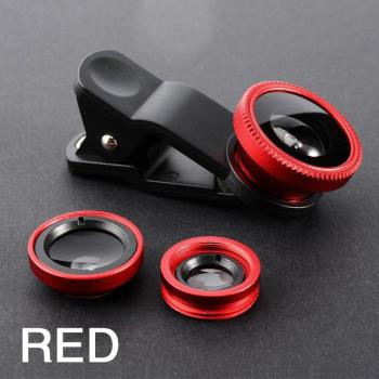 Smartphone Fisheye Lens 3-in-1