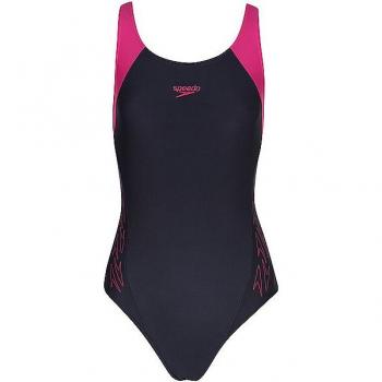 Bañador Speedo Hyperboom Splice para mujer, color marino (talla 44)