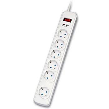 SurgeGuard Roline 19.07.1606 – 6 Presa, Bianco, 2 m di Lunghezza