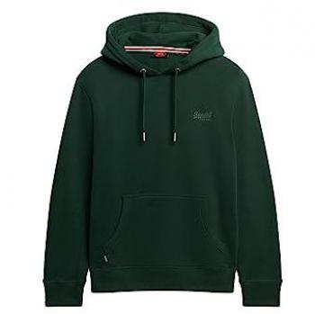 Sweat à Capuche Homme Superdry Vert Taille S