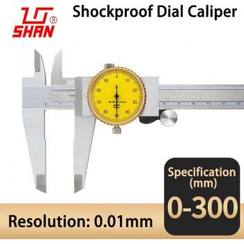 Dial Vernier Caliper 0-300mm with 0.01mm Accuracy