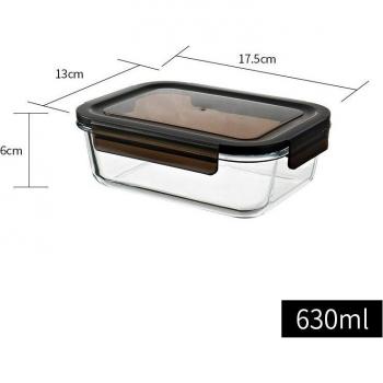 Envase de Vidrio para Microondas y Refrigerador