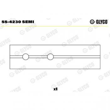 Glyco 55-4230 SEMI Pleuel-Lager