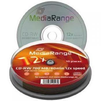 MediaRange MR235-25 CD-RW 700 MB 25 Piezas