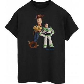 Buzz & Woody Friendship Tee – Cotton, Size M – White