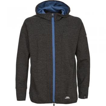 Tops de Lana Trespass Rallied DLX para Hombre: Cierre Total y Absorción Natural