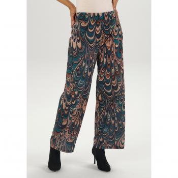 Weitbeinige Schlupfhose ANISTON SELECTED – Gr. 40 N-Gr, Blau (Damen)