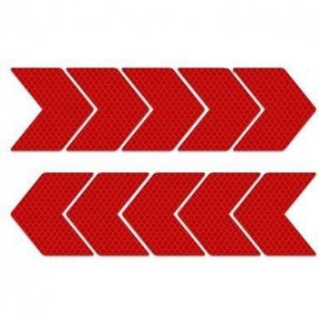 2PCS Reflective Warning Tape Arrow Design 3M