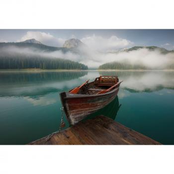 Papermoon Premium Fototapete »Schwarzer See von ANTON SHVAIN«