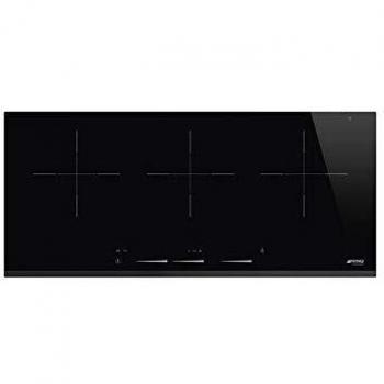 PLAQUE INDUCTION SMEG 3F LINEAIRES 90CM 7200W NOIR