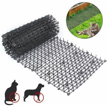Tappetino anti-cane e gatto Fonepro, filo spinato, 200x28 cm – Nero