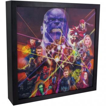 Toile lumineuse Avengers Infinity War 25 x 25 cm