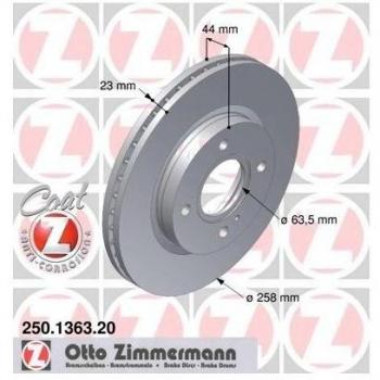 ZIMMERMANN 250.1363.20 Bremsanlage