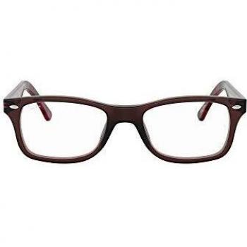 Ray-Ban Unisex RX5228 5628 Brown Plastic Square Eyeglasses