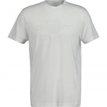 Herren-T-Shirt „Tonal Shield“ von GANT – 4XL, 1er Pack in Weiß