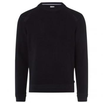 Brax Herren Pullover „Style ROY“ – Dunkelblau, L, Rundhals, 44% Baumwolle, 29% Polyacryl, 27% Wolle