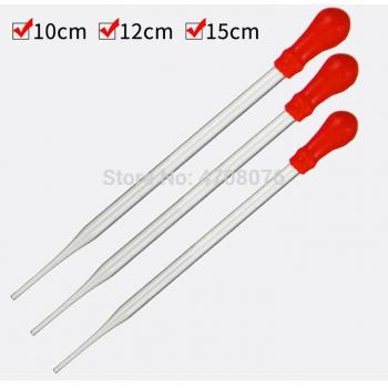 Borosilicate Glass Pasteur Pipettes with Rubber Bulb