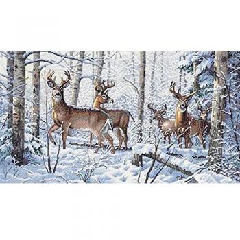 Snowy Woodlands Blue Model